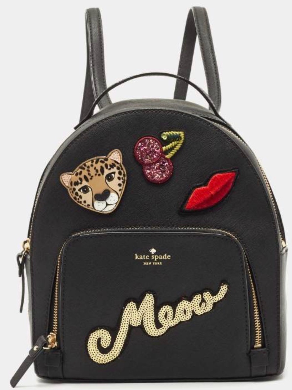 kate spade Meow Sammi Leather Backpack